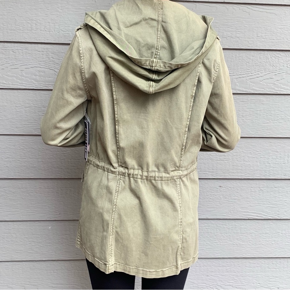 Design Lab Olive Green Utility Jacket - Picture 11 of 16